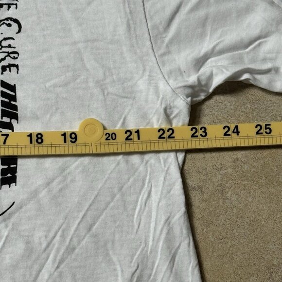 The Cure Logos Two-Sided Womens 2XL White T-Shirt New - Picture 4 of 8